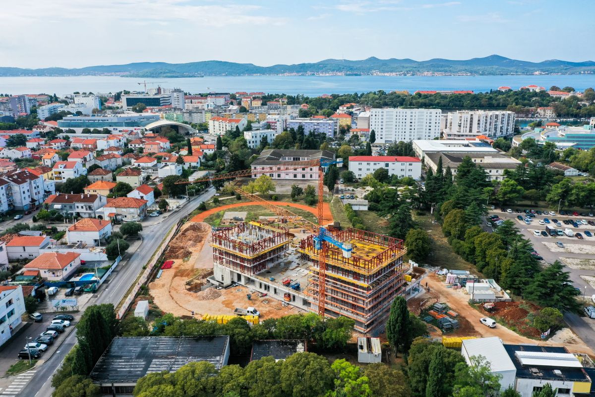 Građevinski radovi na budućem studentskom domu s menzom