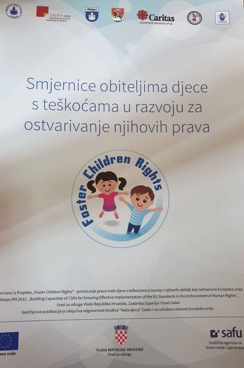 Smjernice za obitelji djece s teškoćama u razvoju za ostvarivanje njihovih prava