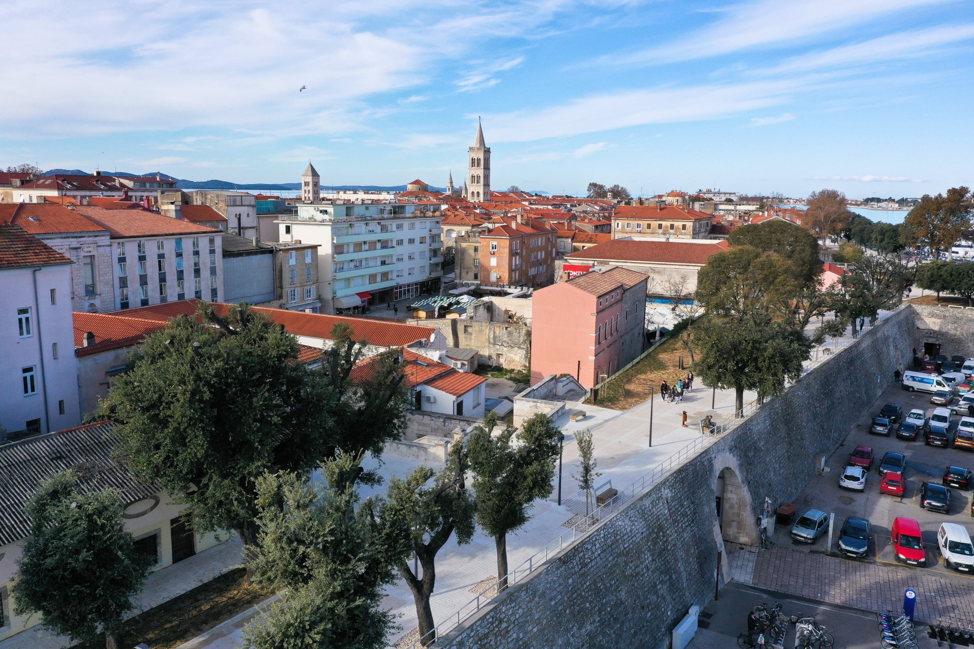 Otvorena šetnica na zadarskim bedemima